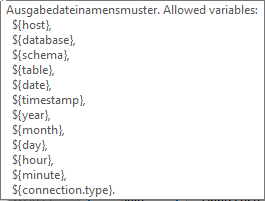 Platzhalter für Dateinamensmuster